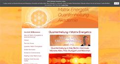 Desktop Screenshot of matrix-quantenheilung-seminar.info