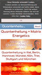 Mobile Screenshot of matrix-quantenheilung-seminar.info